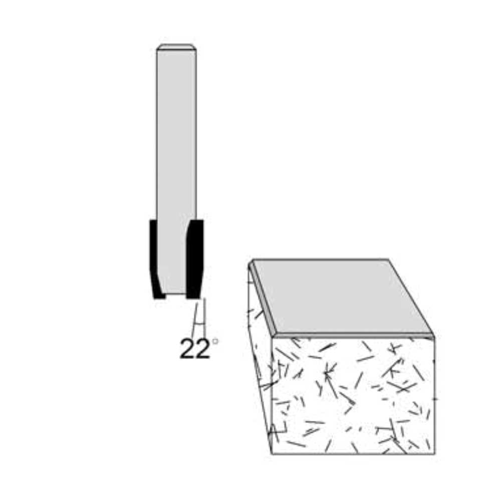 1/4" Shank Diameter 1/2" Cutting Length 1-5/8" Overall Length