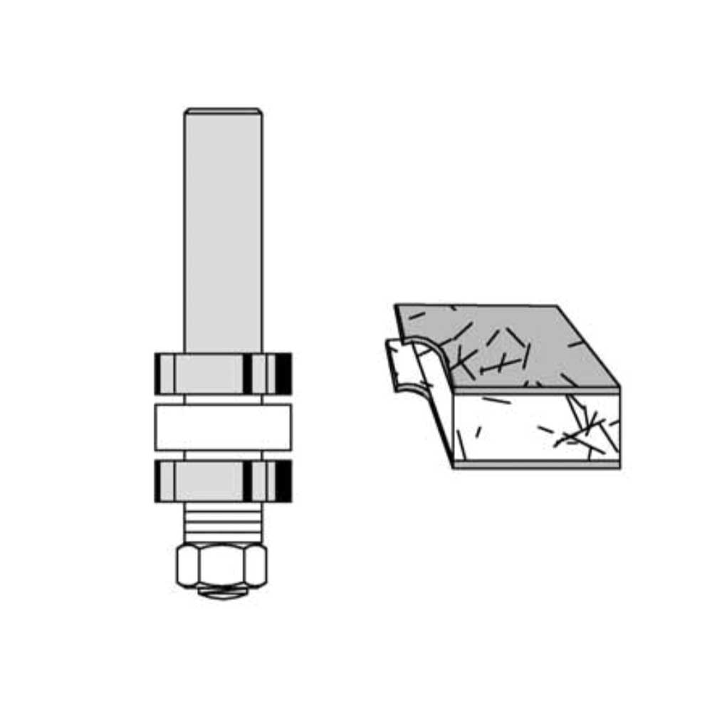 1/2" Shank Diameter 1/4" Cutting Length A-13 Repl-Arbor