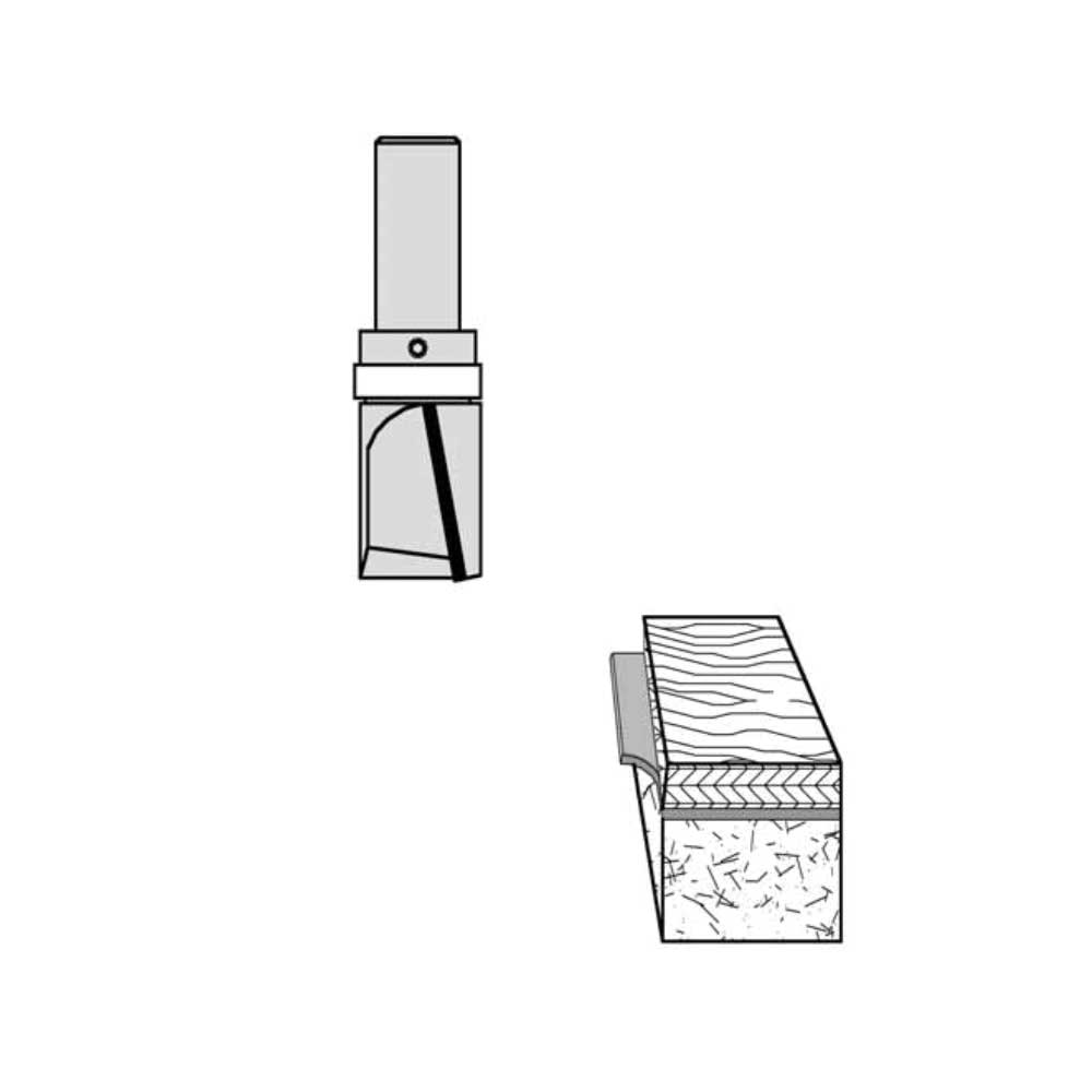 3/4" Cutting Diameter 1/2" " Shank Diameter 2" Cutting Length