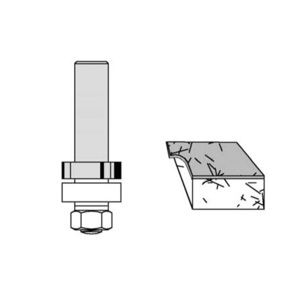 1/4" Shank Diameter 1/4" Cutting Length A1 Repl-Arbor