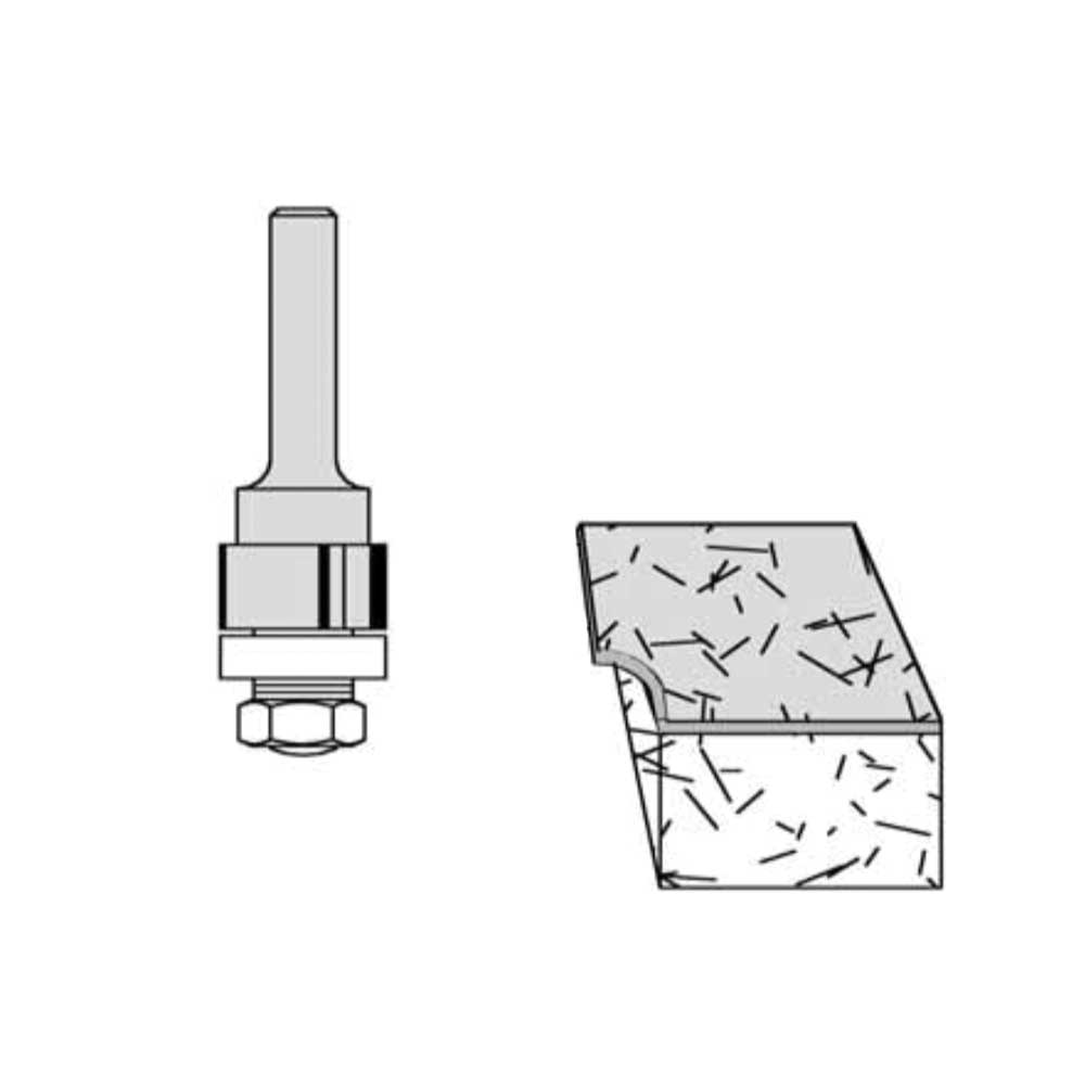 1/2" Shank Diameter 3/8" Cutting Length A-10 Repl-Arbor