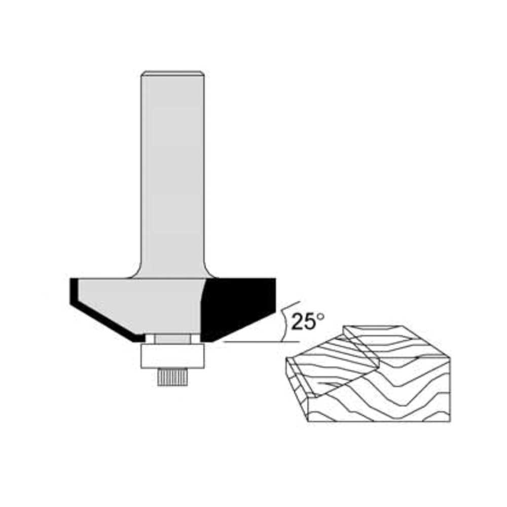 1-5/8" Cutting Diameter 1/2" Shank Diameter 1/2" Cutting Length