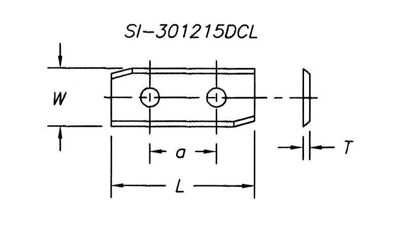 Insert 30 x 12 x 1.5 Double Angle LB-TR x 14 CTC