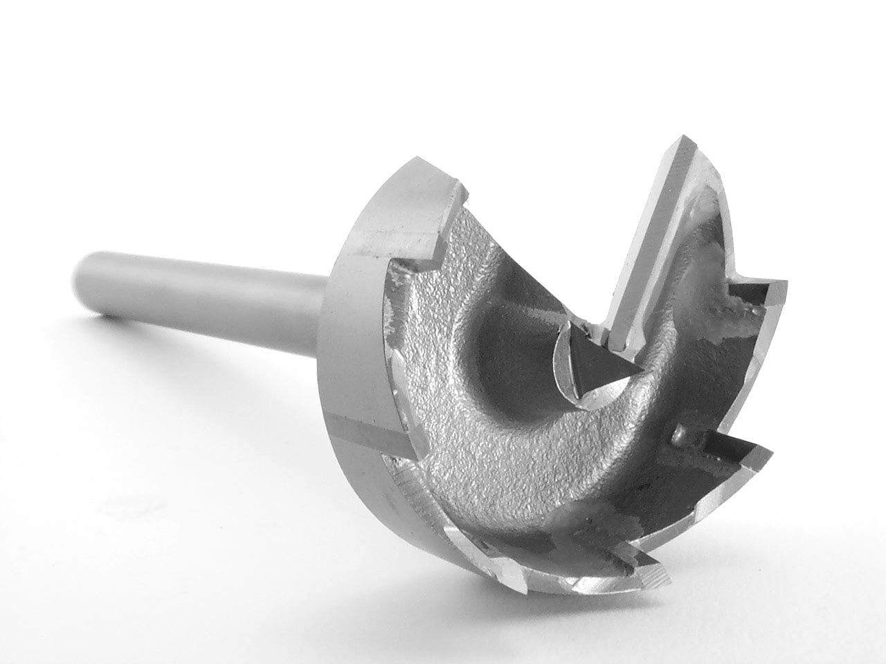 C/T, 2-5/8" Dia Multi-Spur Bit,1/2" Shank x 6" OAL