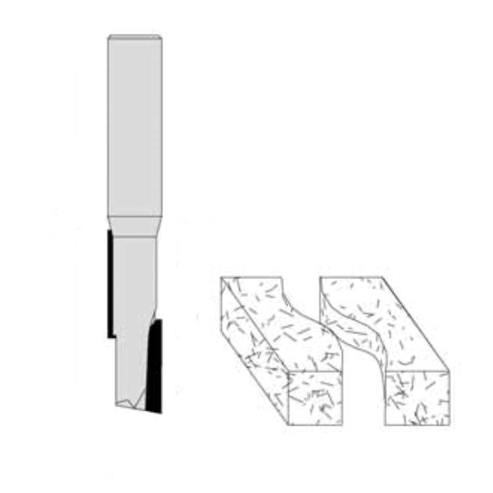 1/2" Cutting Diameter 1/2" " Shank Diameter 2" Cutting Length 4-1/4" Overall Length