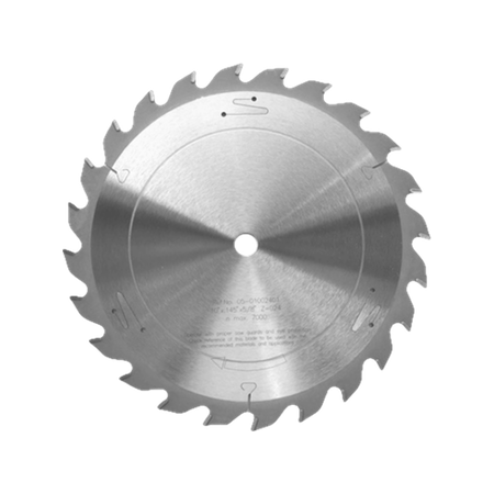 16" Diameter .170" Kerf .120" Plate 1" Bore 36 Teeth 20 Degree Hook