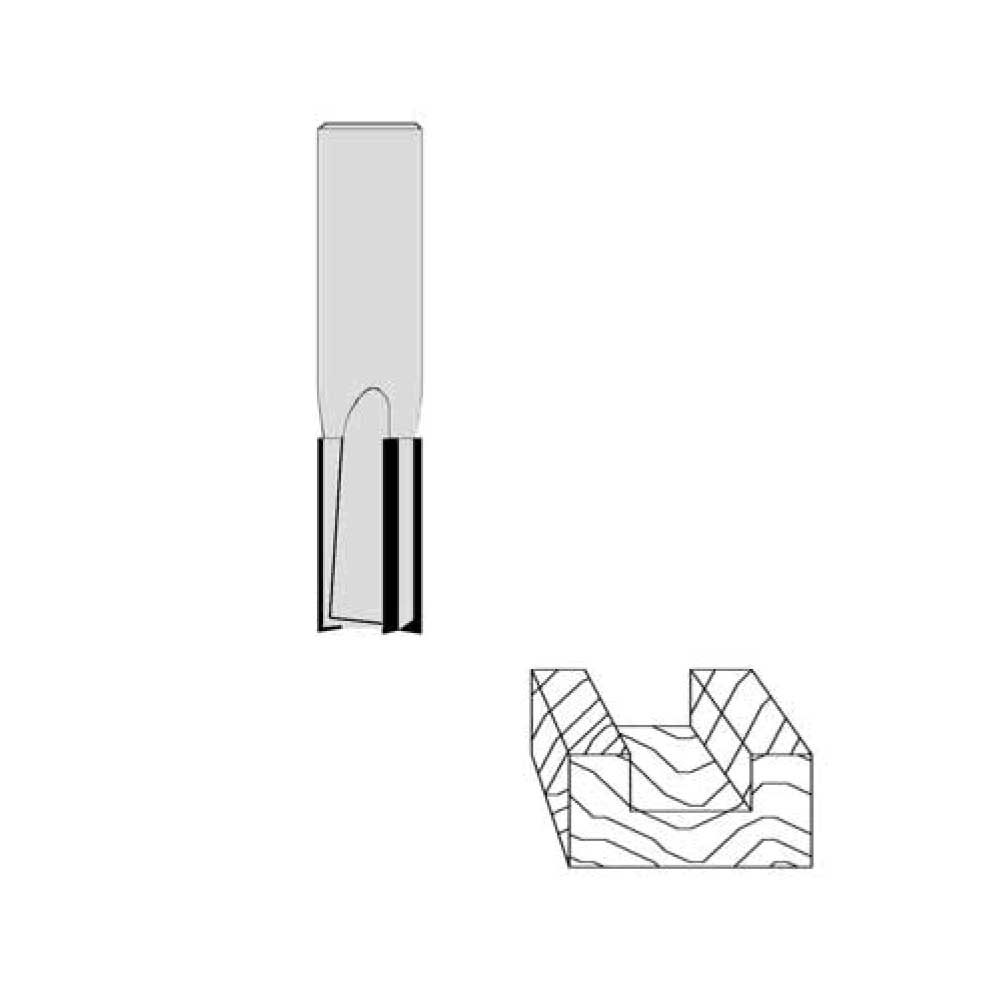 3 Flutes 1/2" Cutting Diameter 1/2" " Shank Diameter 1-1/4" Cutting Length 2-7/8" Overall Length
