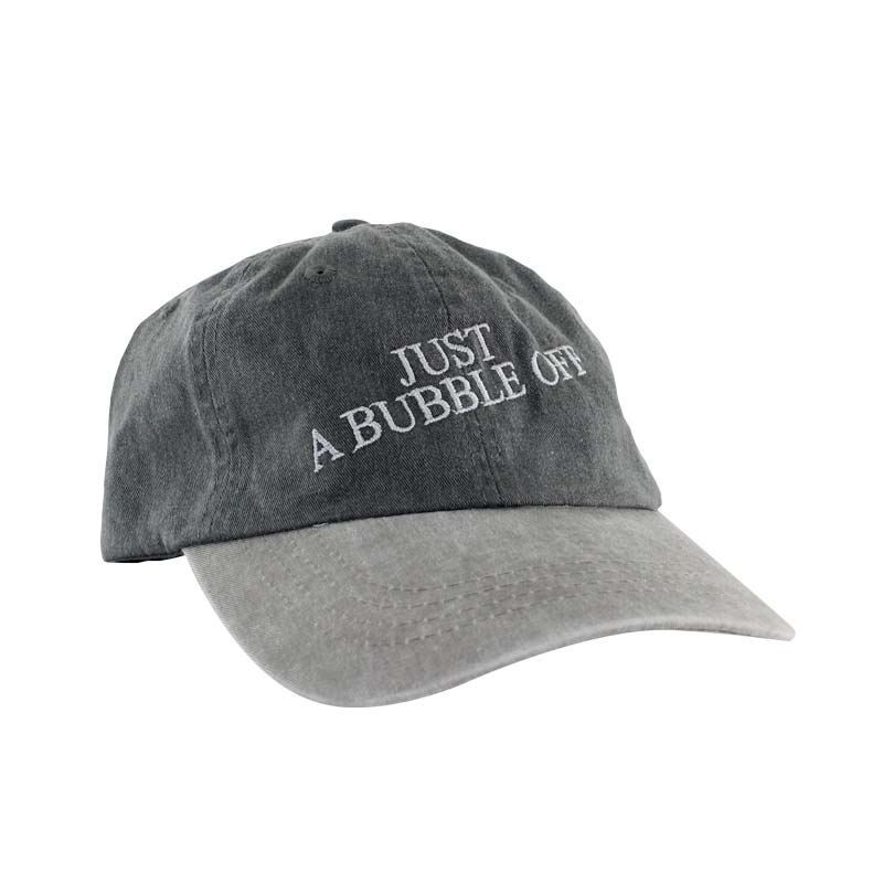 Just A Bubble Off Embroidered Hat