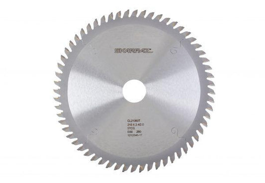 7-1/4" Diameter 60 Teeth 0ATB Grind .070 Plate .095 Kerf 5/8" Bore KO