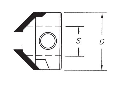 C/T Countersink RH 16MM Dia- 6.35MM