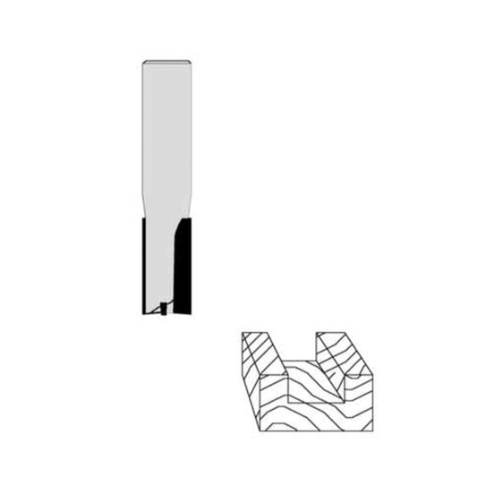 2 Flutes 1/2" Cutting Diameter 1/2" " Shank Diameter 1-1/2" Cutting Length 4-1/4" Overall Length