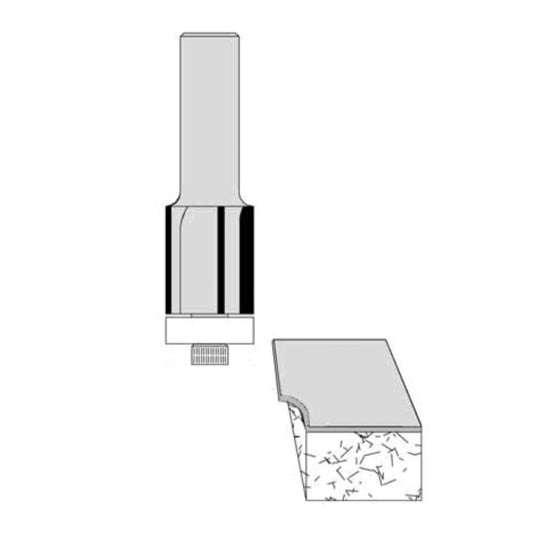 3/4" Cutting Diameter 1/2" " Shank Diameter 1" Cutting Length