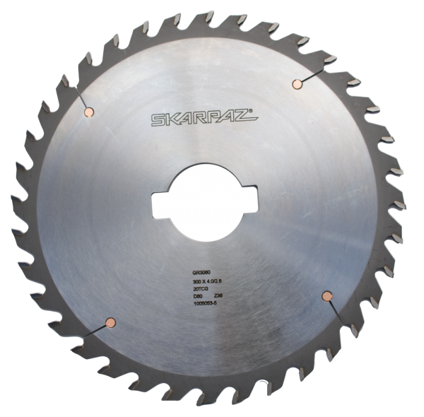 12"Diameter 36 Teeth 20TCG Grind .085 Plate .125 Kerf 3-1/8" Bore