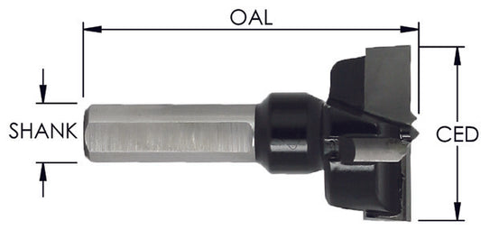 30 MM Hinge Bit X 70 MM OAL X RH Rot