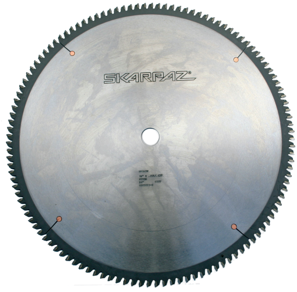 15" Diameter 80 Teeth 0TCG Grind .110 Plate .160 Kerf 1" Bore