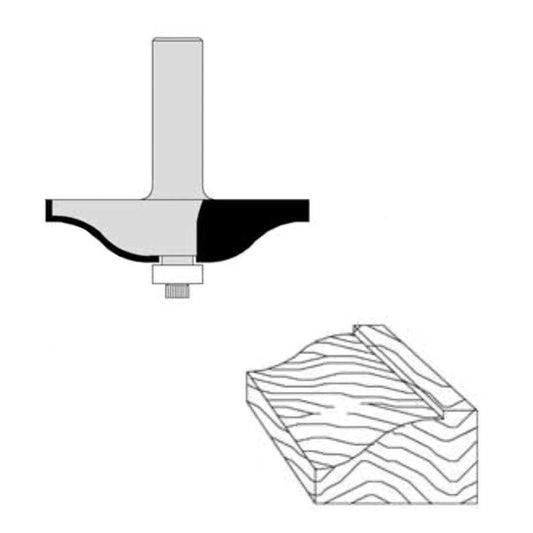 2-5/8" Cutting Diameter 1/2" Shank Diameter 5/8" Cutting Length 5/8" Radius