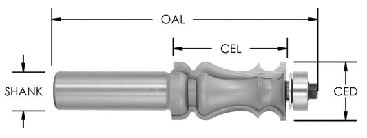 C/T P FR 3/4 CD X 1 7/16 CL X 1/2 SK X 3 3/8