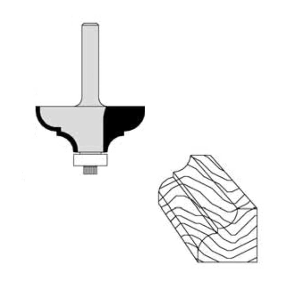 1-1/8" Cutting Diameter 1/2" Shank Diameter 1/2" Cutting Length 2" Overall Length