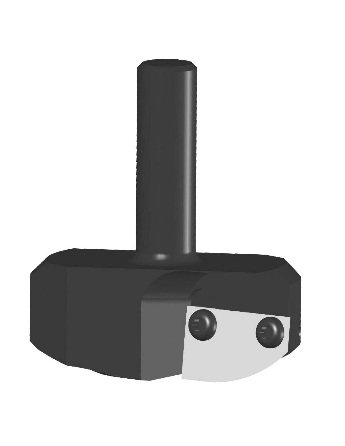 2 Wing Raised Panel Bit x 3/4 Sh  Face Up-3-1/2"LD