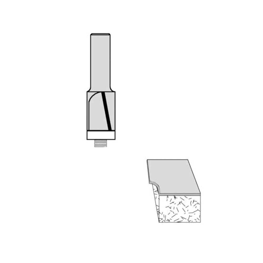 3/4" Cutting Diameter 1/2" " Shank Diameter 2" Cutting Length