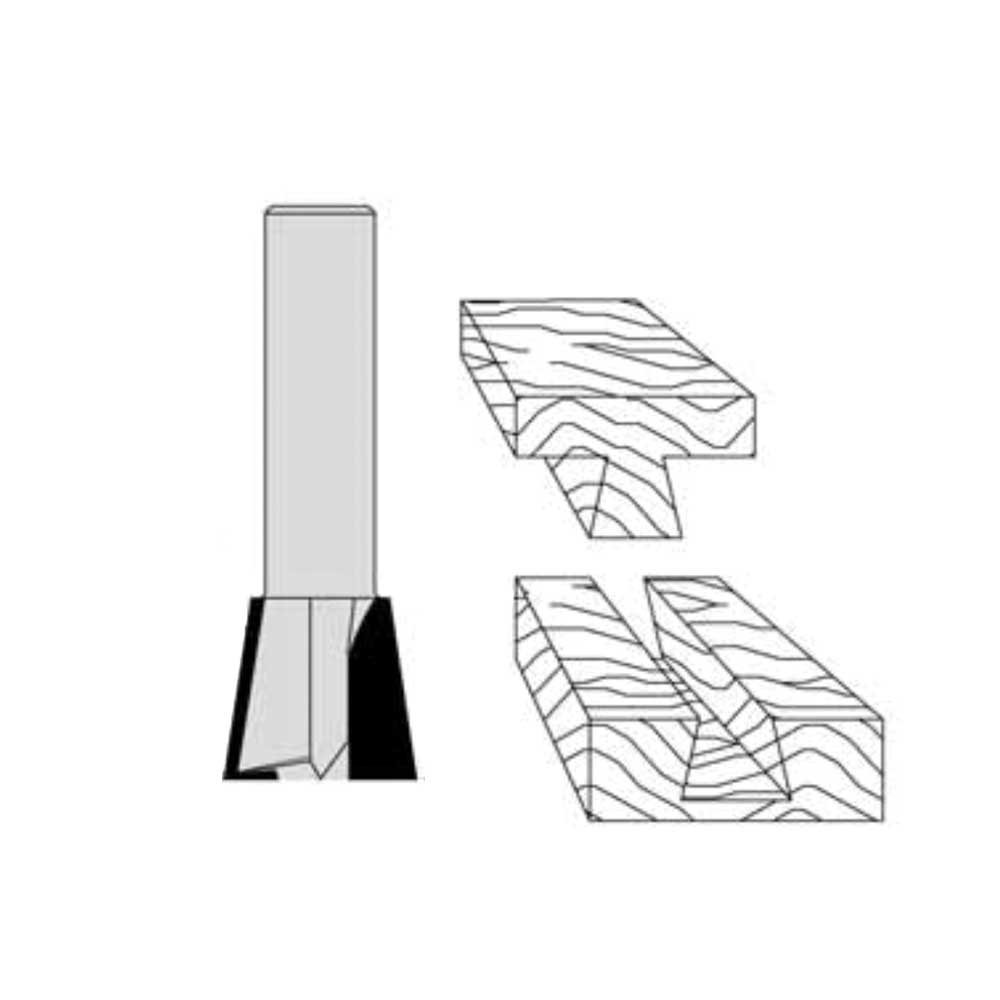 Left Hand Rotation 7/8" Cutting Diameter 1/2" Shank Diameter 7/8" Cutting Length 2-1/2" Overall Length