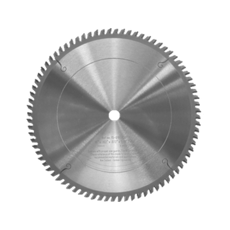 12" Diameter .128" Kerf .098" Plate 1" Bore 100 Teeth -5 Degree Hook