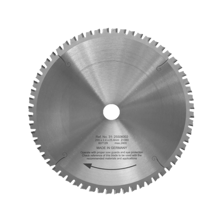 205mm Diameter 2.2mm Kerf 1.8mm Plate 25.4mm Bore 40 Teeth 0 Degree Hook